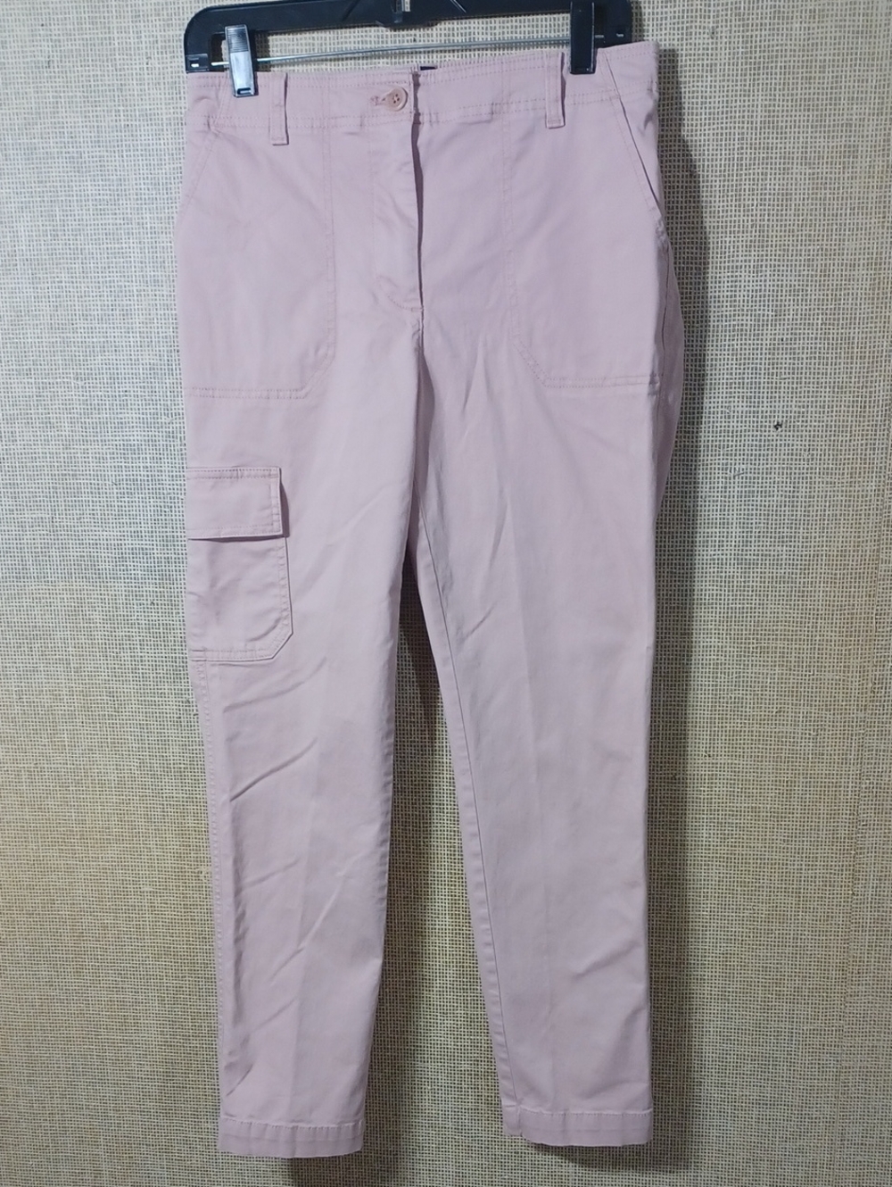 Talbots Blush Pink Cropped Cargo Pants